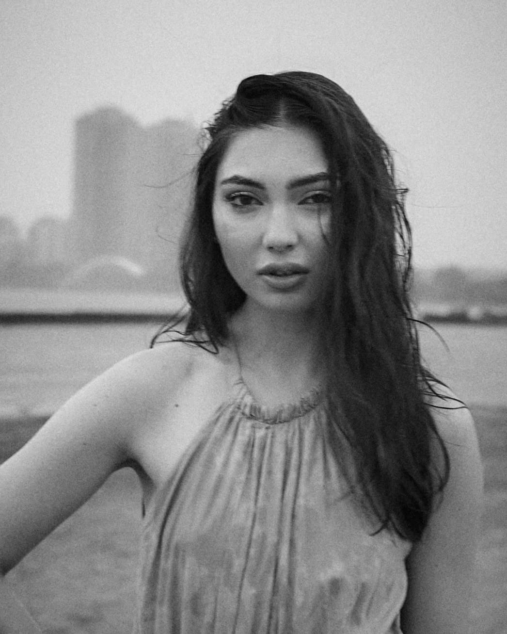 Close portrait at the beach